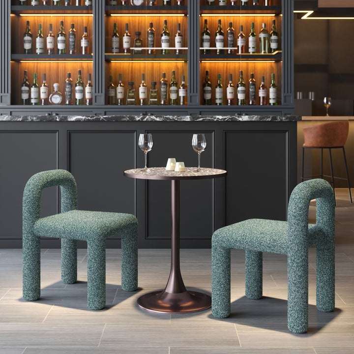 Zuo Arum Dining Chair (Set of 2) Snowy Green
