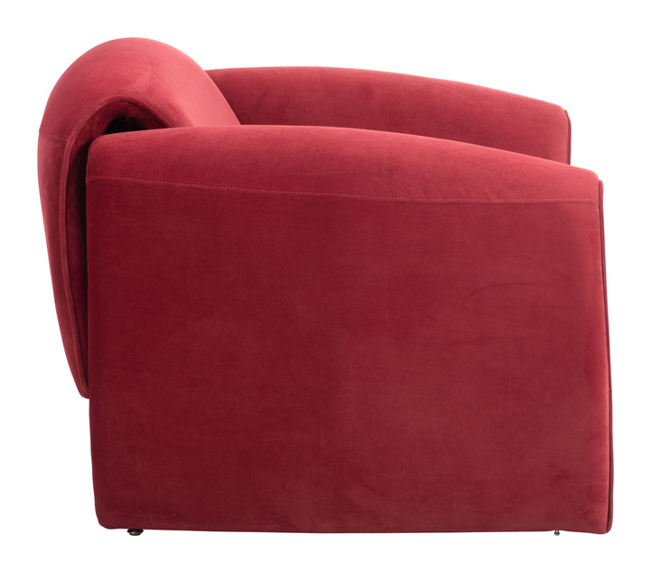 Zuo Horten Accent Chair Red