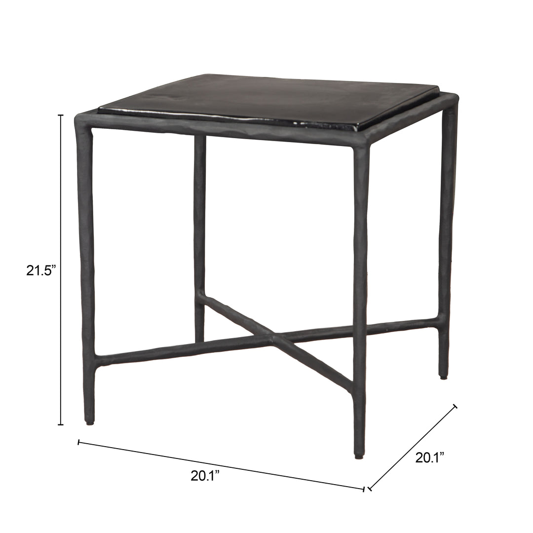 Zuo Cloe Side Table Black