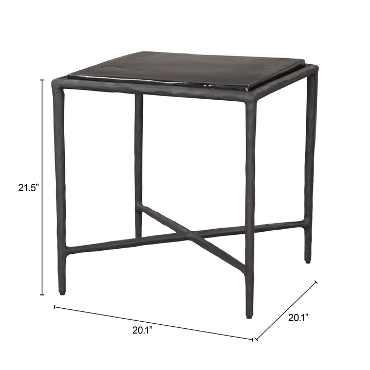 Zuo Cloe Side Table Black