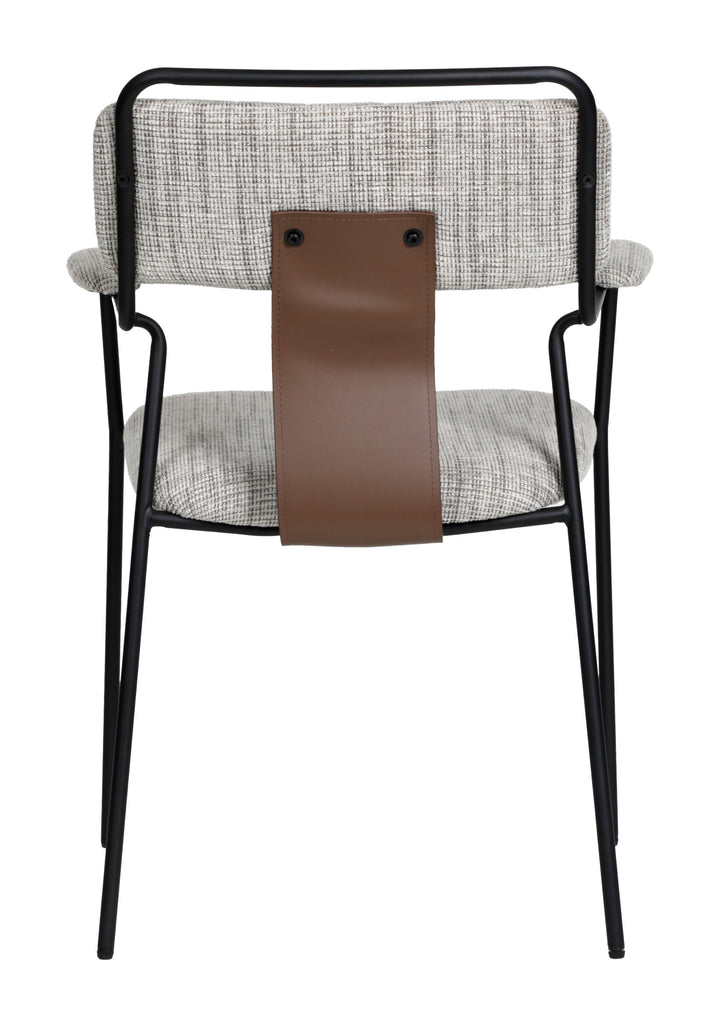 Zuo Couva Dining Chair (Set of 2) Gray Tweed