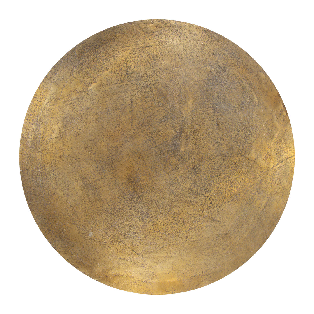 Zuo Drip Coffee Table Antique Brass