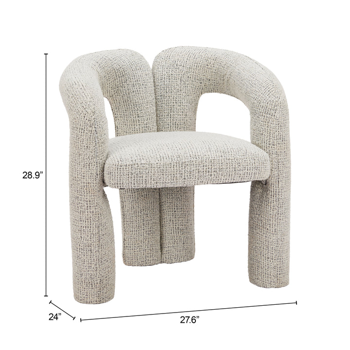 Zuo Buis Dining Chair Gray