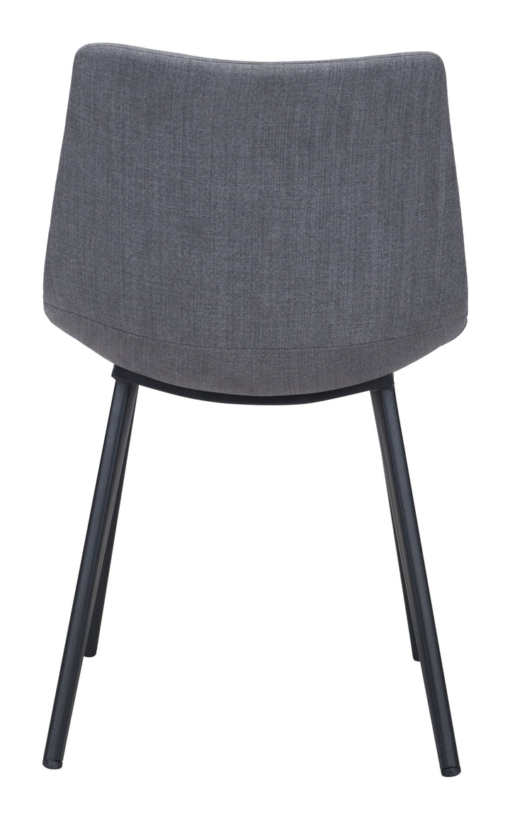Zuo Daniel Dining Chair (Set of 2) Gray