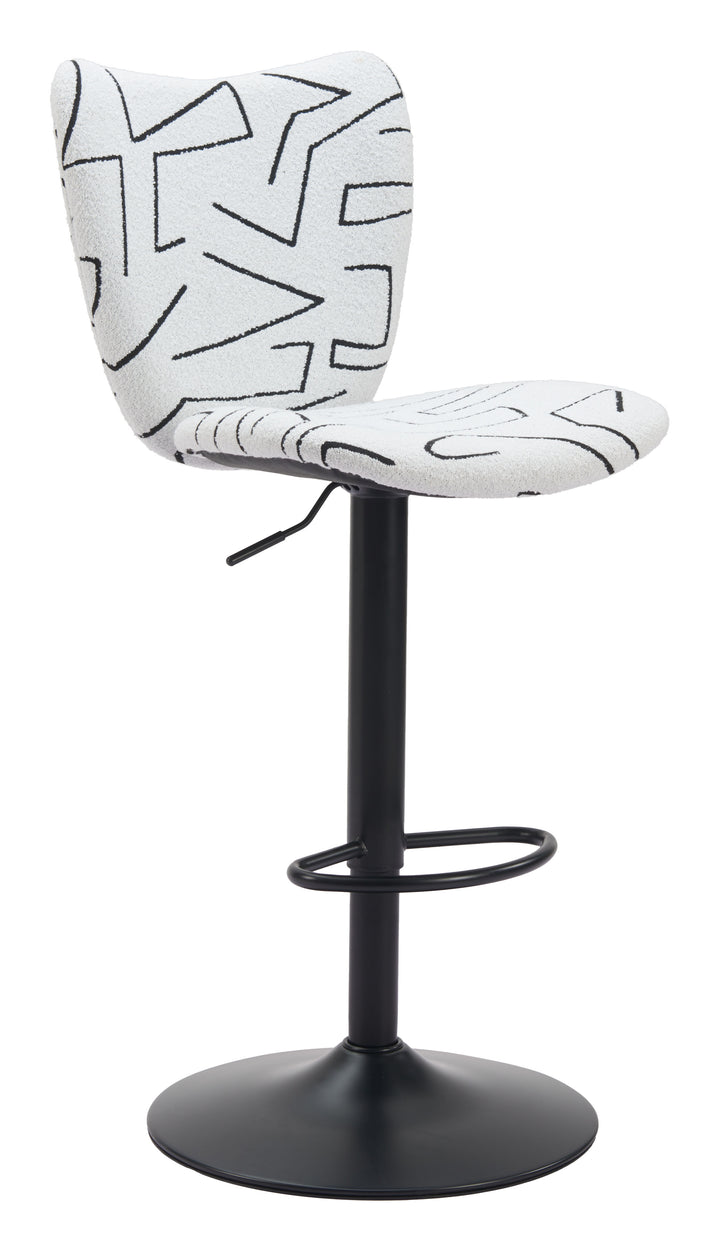 Zuo Elevate Barstool (Set of 2) White