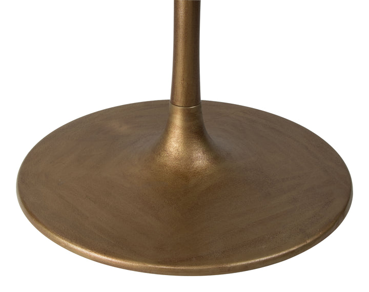 Zuo Ithaca Dining Table White & Gold