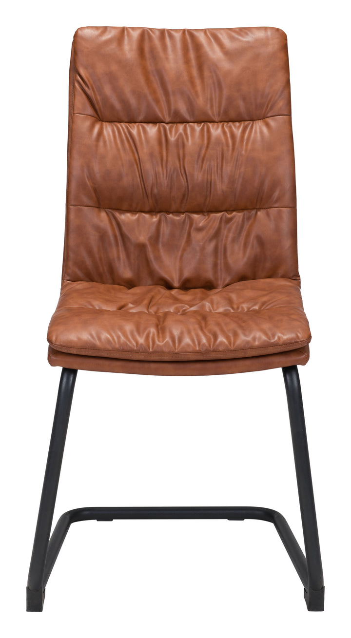 Zuo Sharon Dining Chair (Set of 2) Vintage Brown