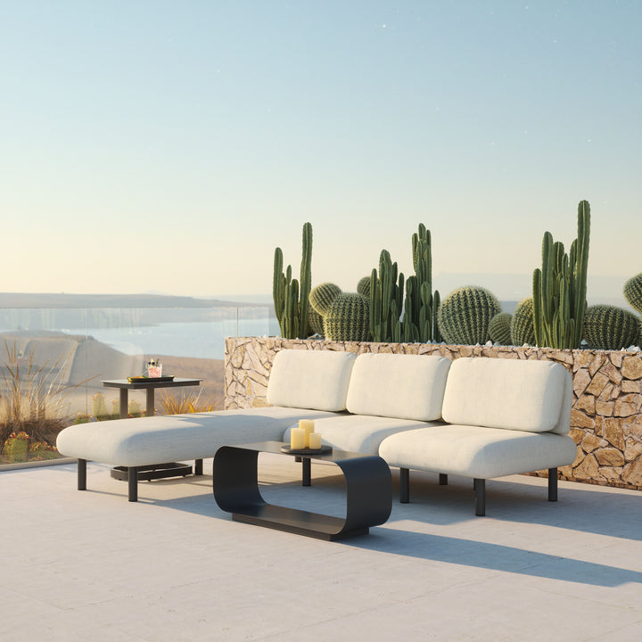 Zuo Aperto Chaise Beige
