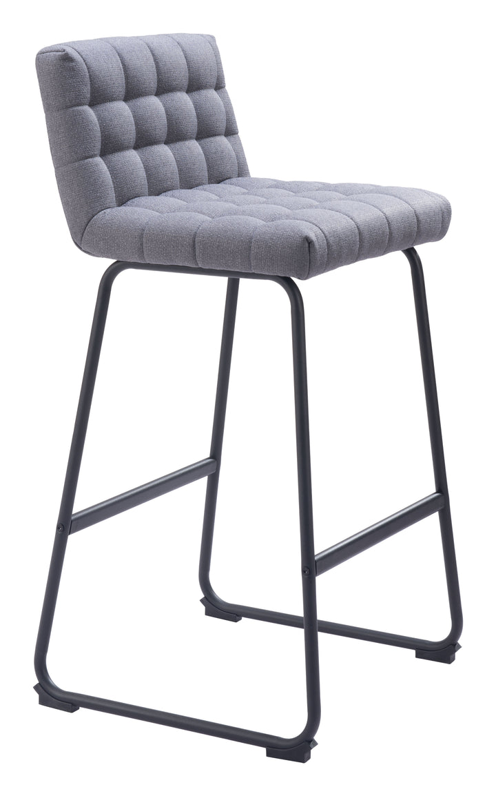 Zuo Pago Barstool (Set of 2) Gray