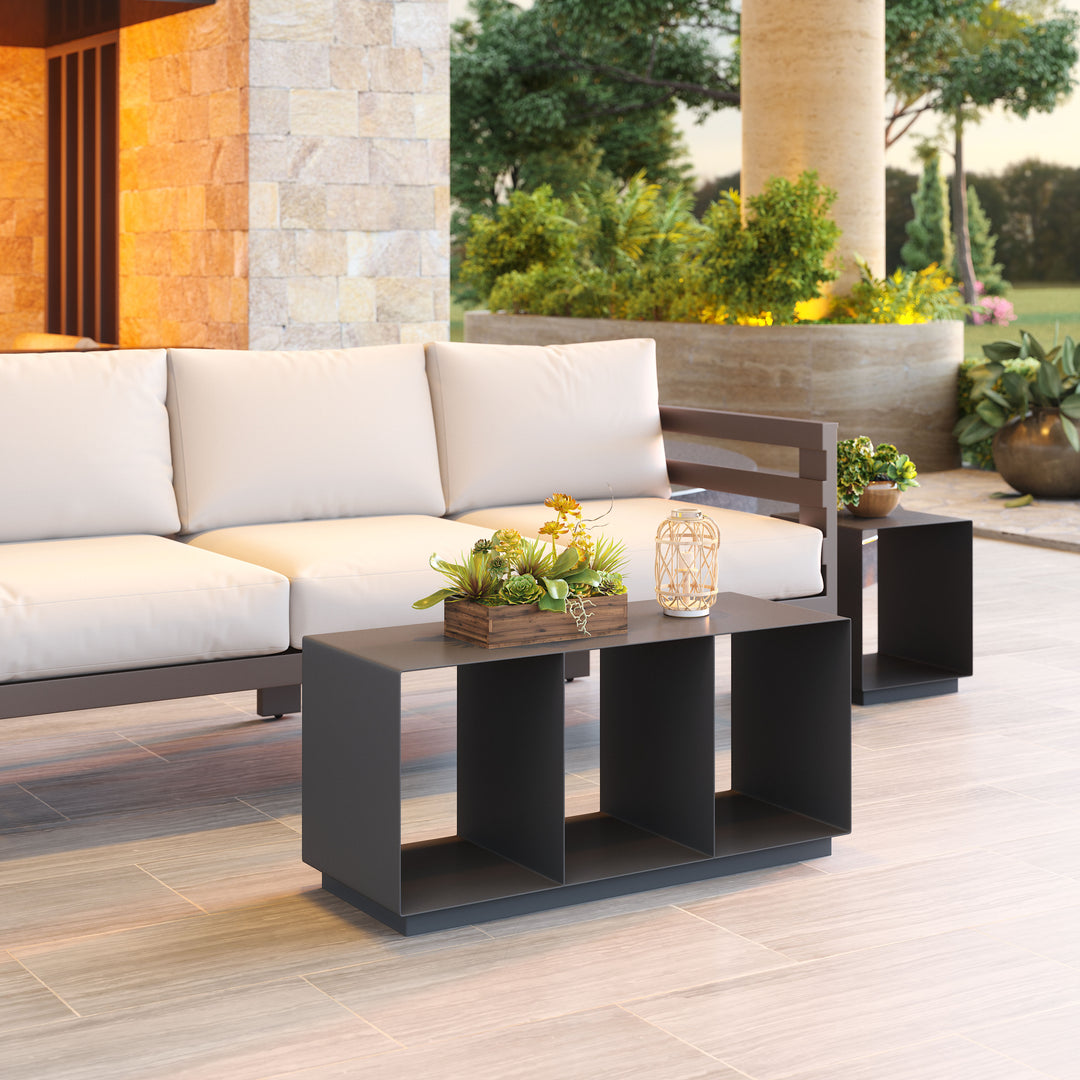 Zuo Kokos Coffee Table Charcoal
