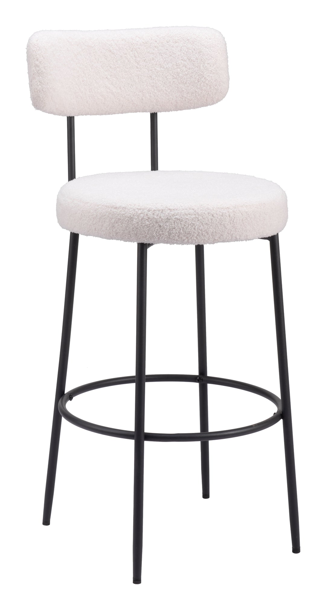 Zuo Blanca Barstool (Set of 2) Ivory