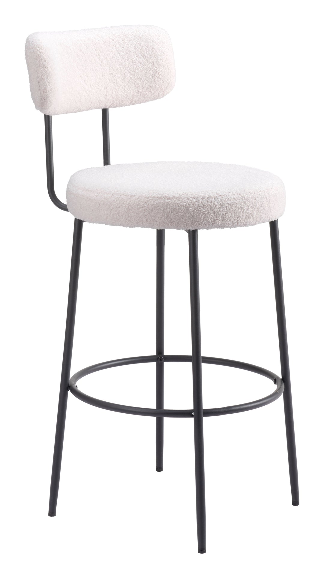 Zuo Blanca Barstool (Set of 2) Ivory