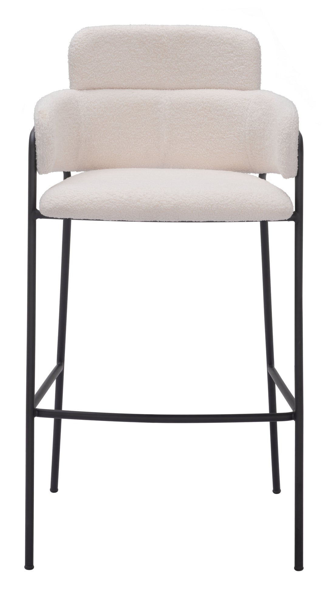 Zuo Marcel Barstool (Set of 2) Cream