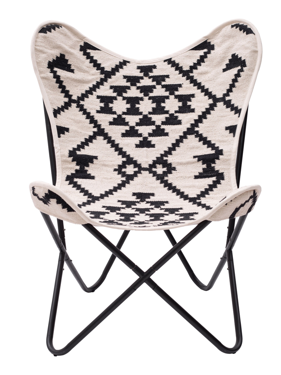 Zuo Rabat Accent Chair Beige & Black
