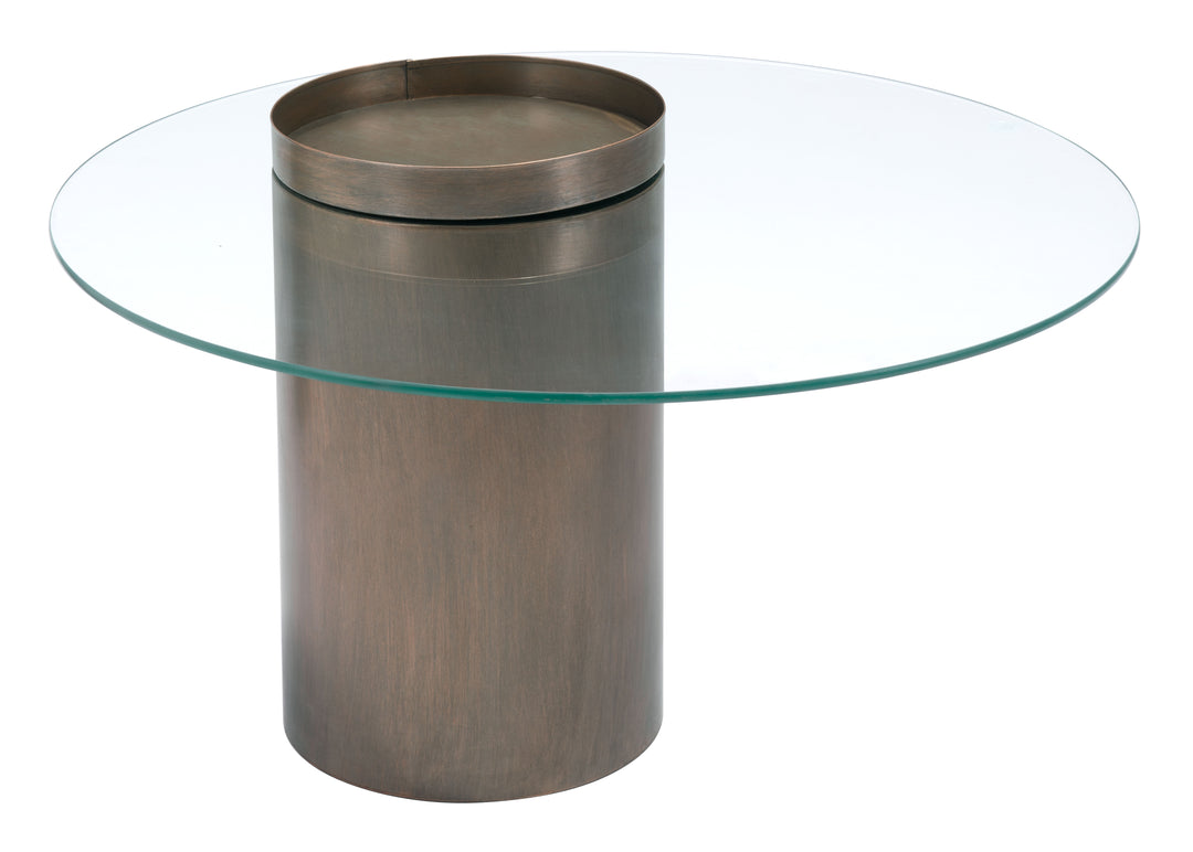 Zuo Emi Coffee Table Antique Bronze
