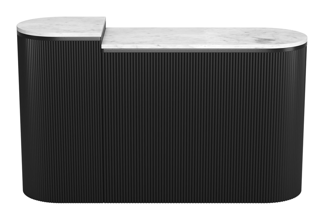 Zuo Ormara Console Table Set (2-Piece) White & Black
