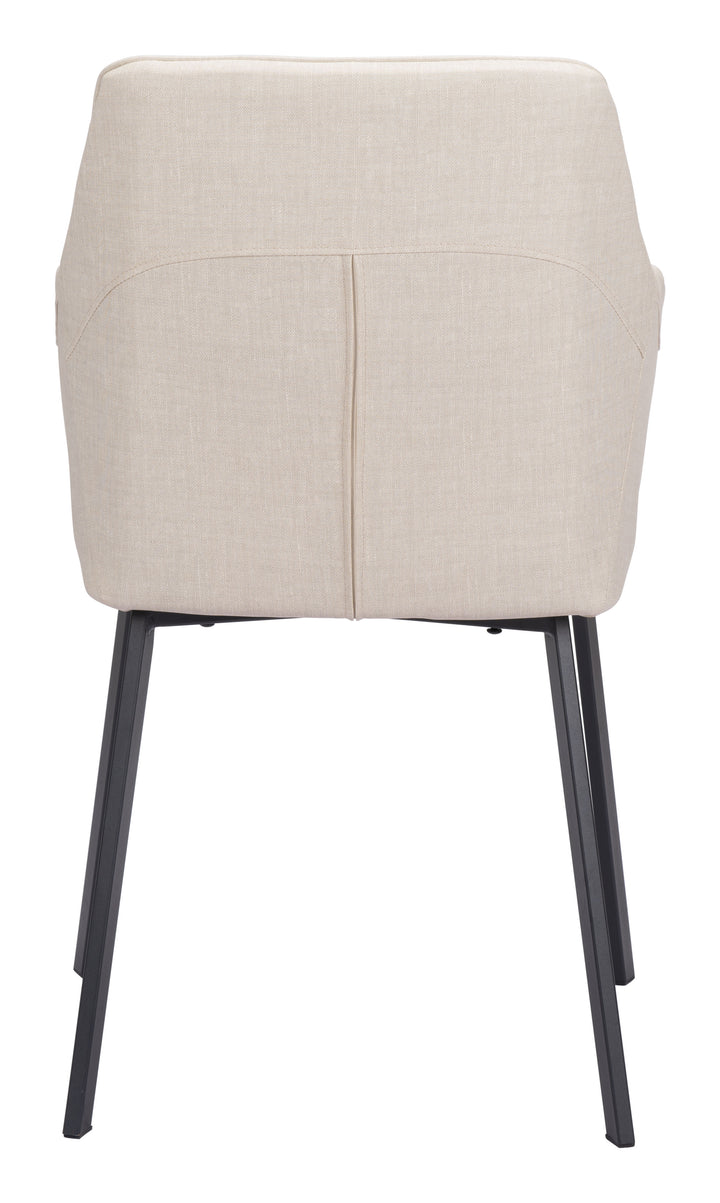 Zuo Adage Dining Chair (Set of 2) Beige