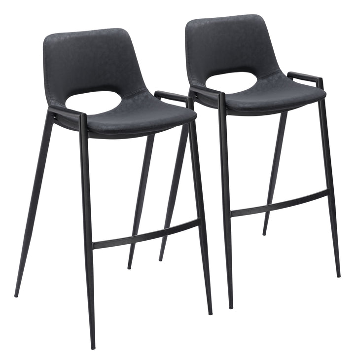 Zuo Desi Barstool (Set of 2) Black