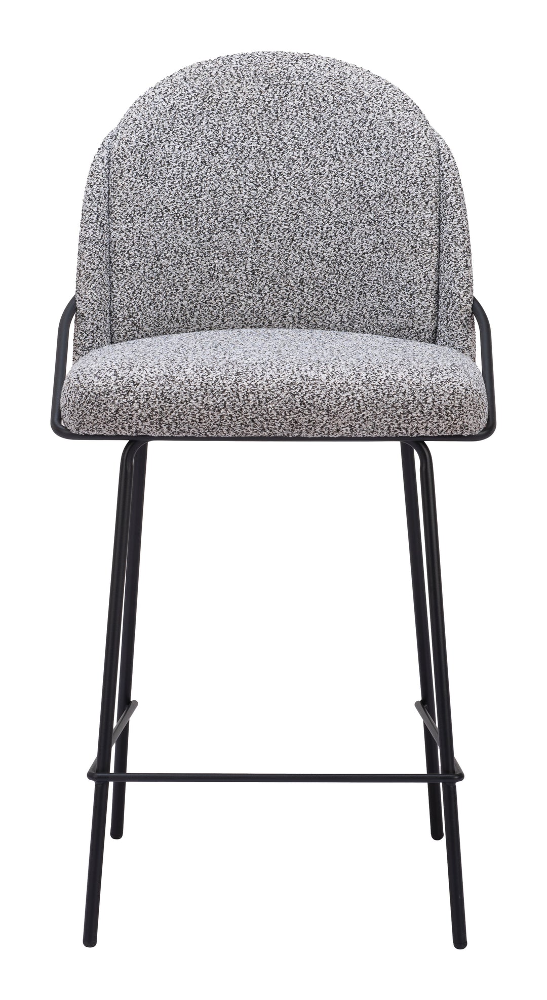 Zuo Jambi Counter Stool (Set of 2) Black & White