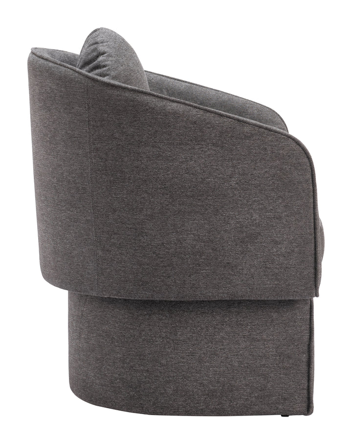 Zuo Olya Accent Chair Truffle Gray
