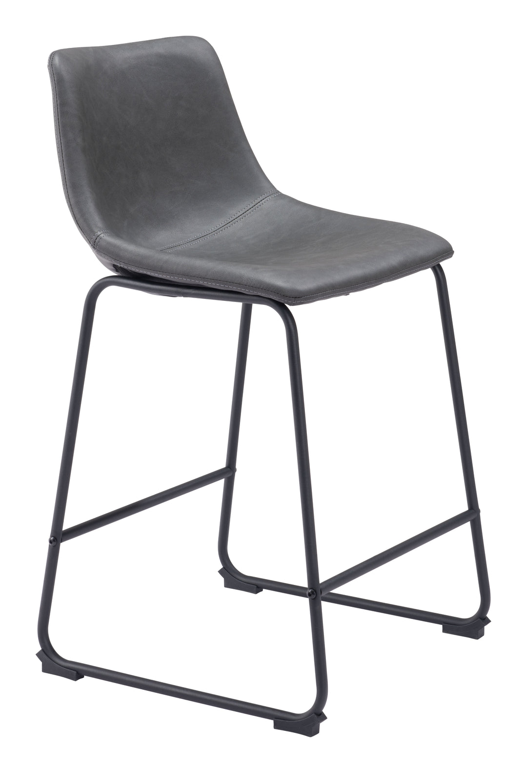 Zuo Smart Counter Stool (Set of 2) Charcoal