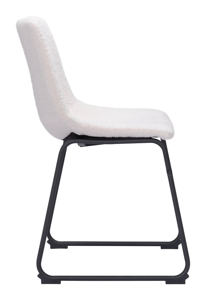 Zuo Smart Dining Chair (Set of 2) Ivory