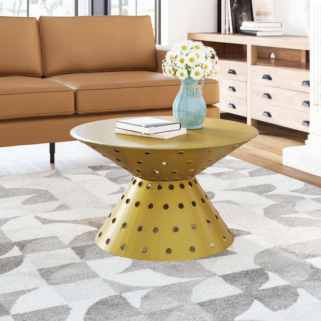 Zuo Electron Coffee Table Gold