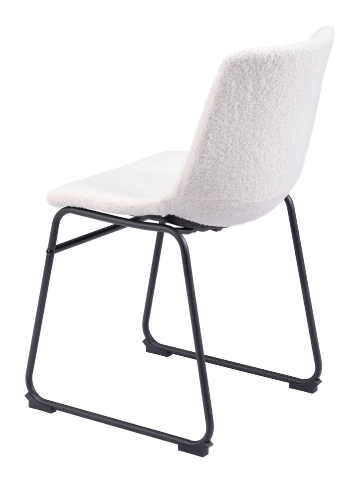 Zuo Smart Dining Chair (Set of 2) Ivory