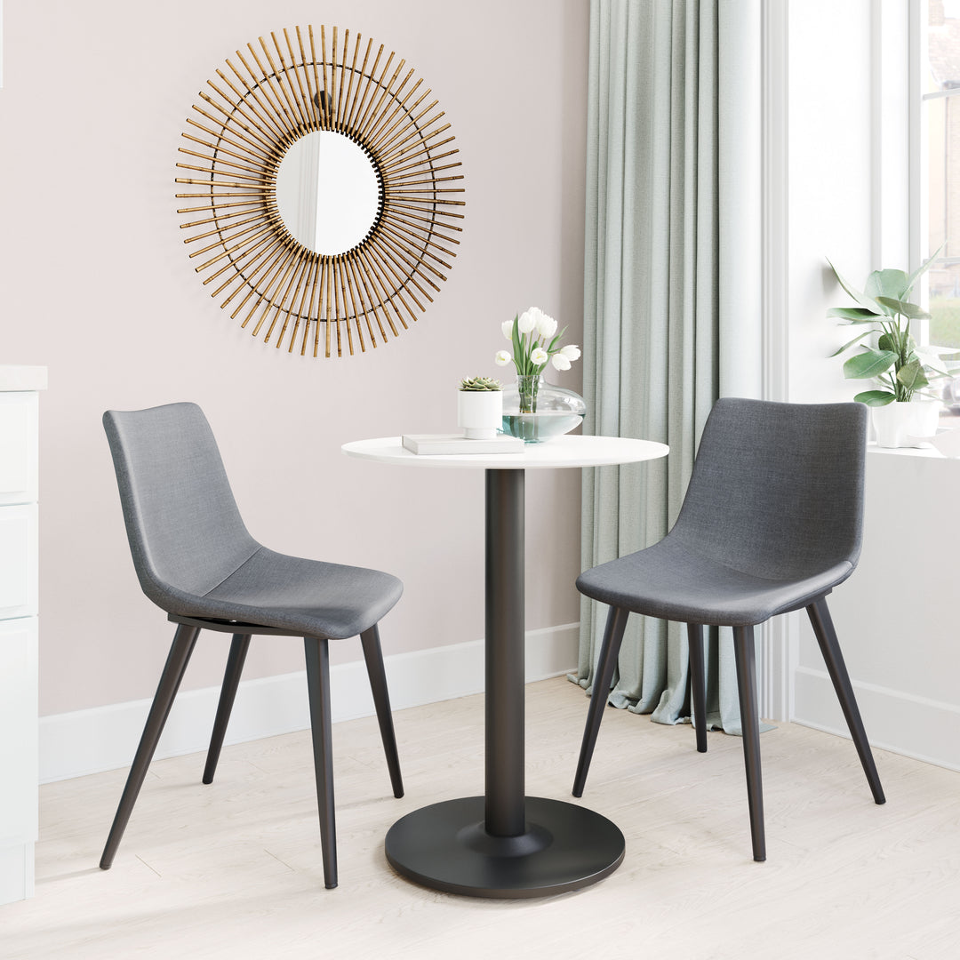 Zuo Daniel Dining Chair (Set of 2) Gray