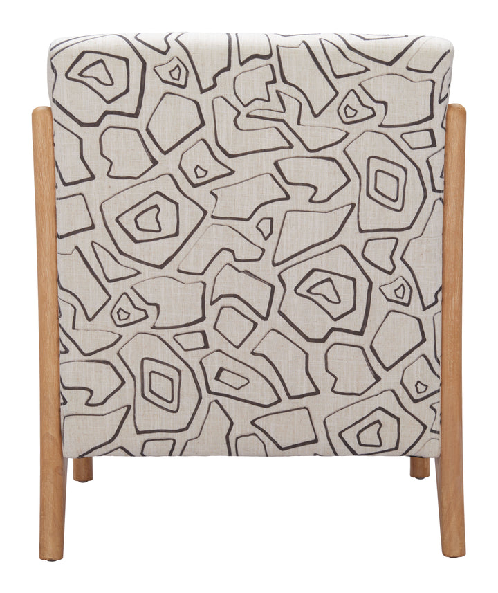 Zuo Runa Accent Chair Beige & Natural