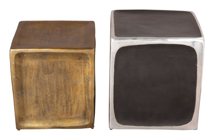 Zuo Brics Side Table Set (2-Piece) Multicolor