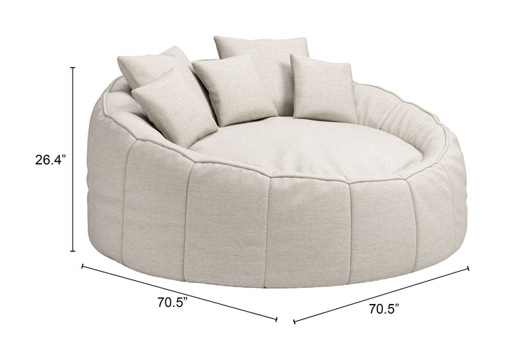 Zuo Kime Daybed Beige