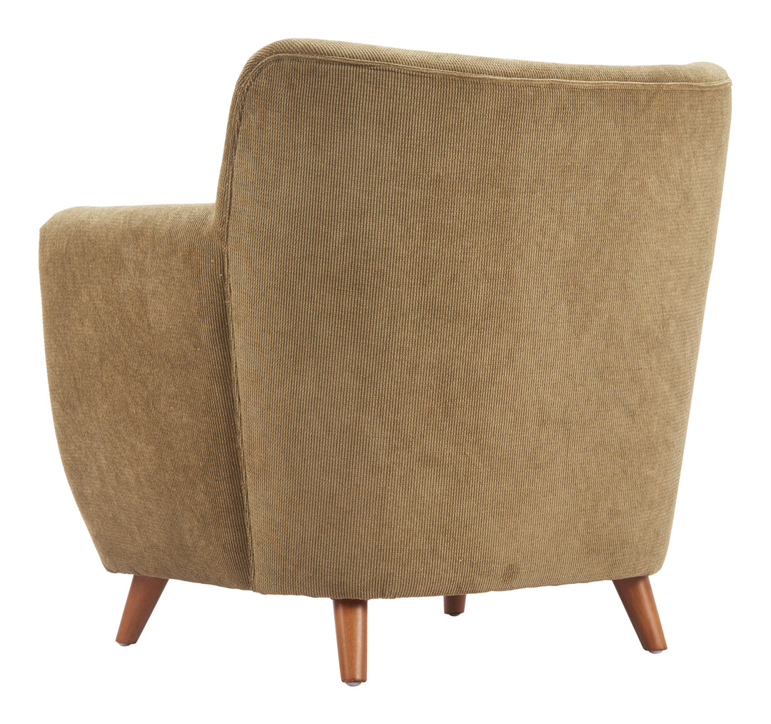 Zuo Hako Accent Chair Olive Green