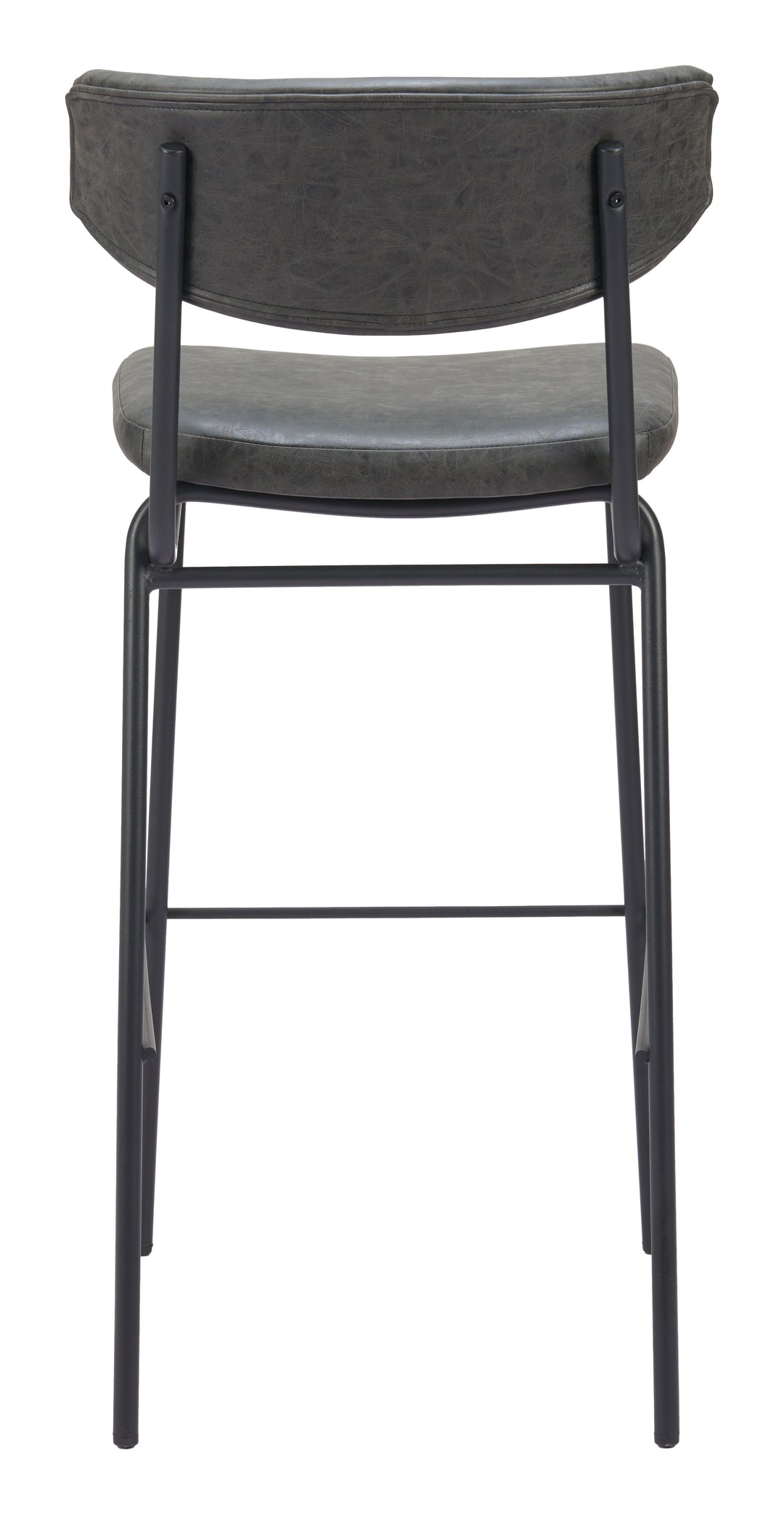 Zuo Charon Barstool (Set of 2) Vintage Black