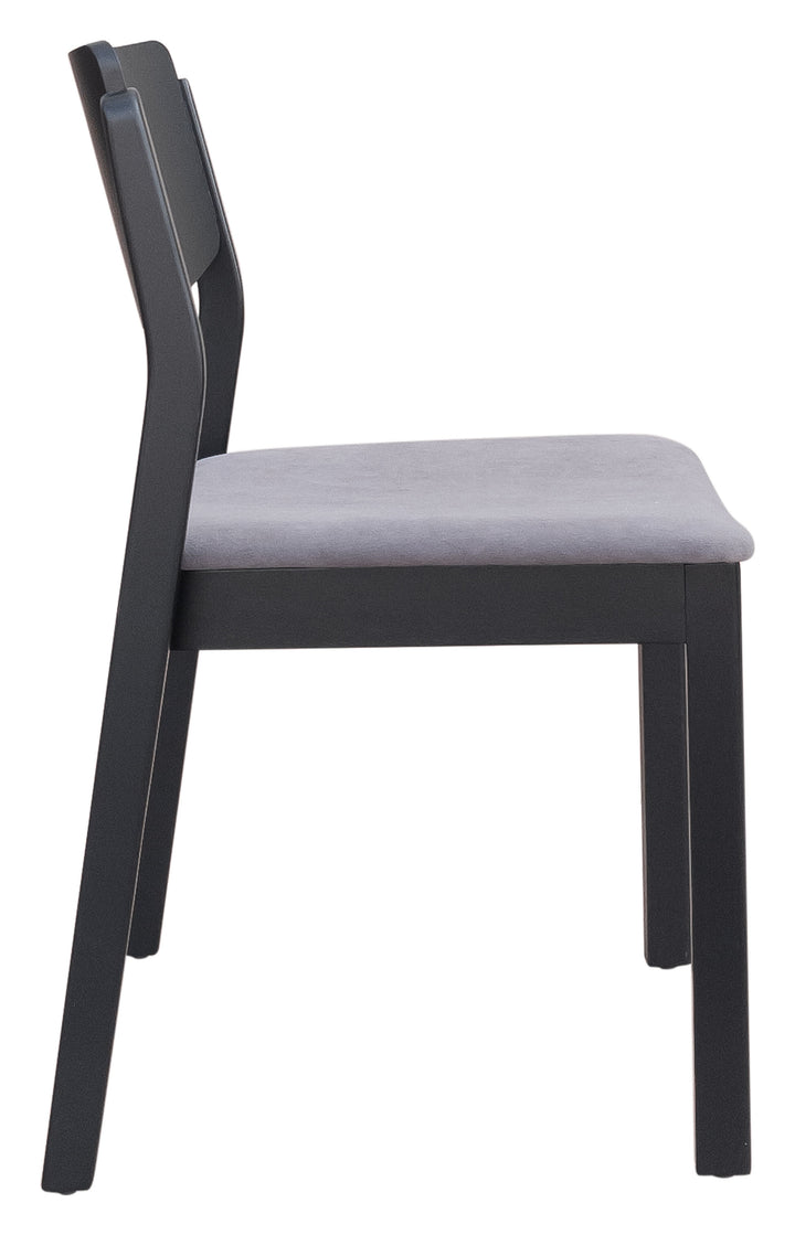 Zuo Desdamona Dining Chair (Set of 2) Gray & Black