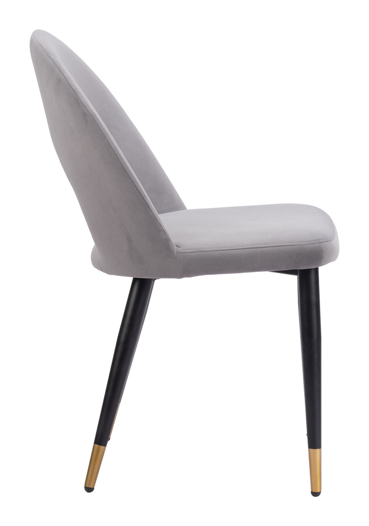 Zuo Menlo Dining Chair (Set of 2) Gray