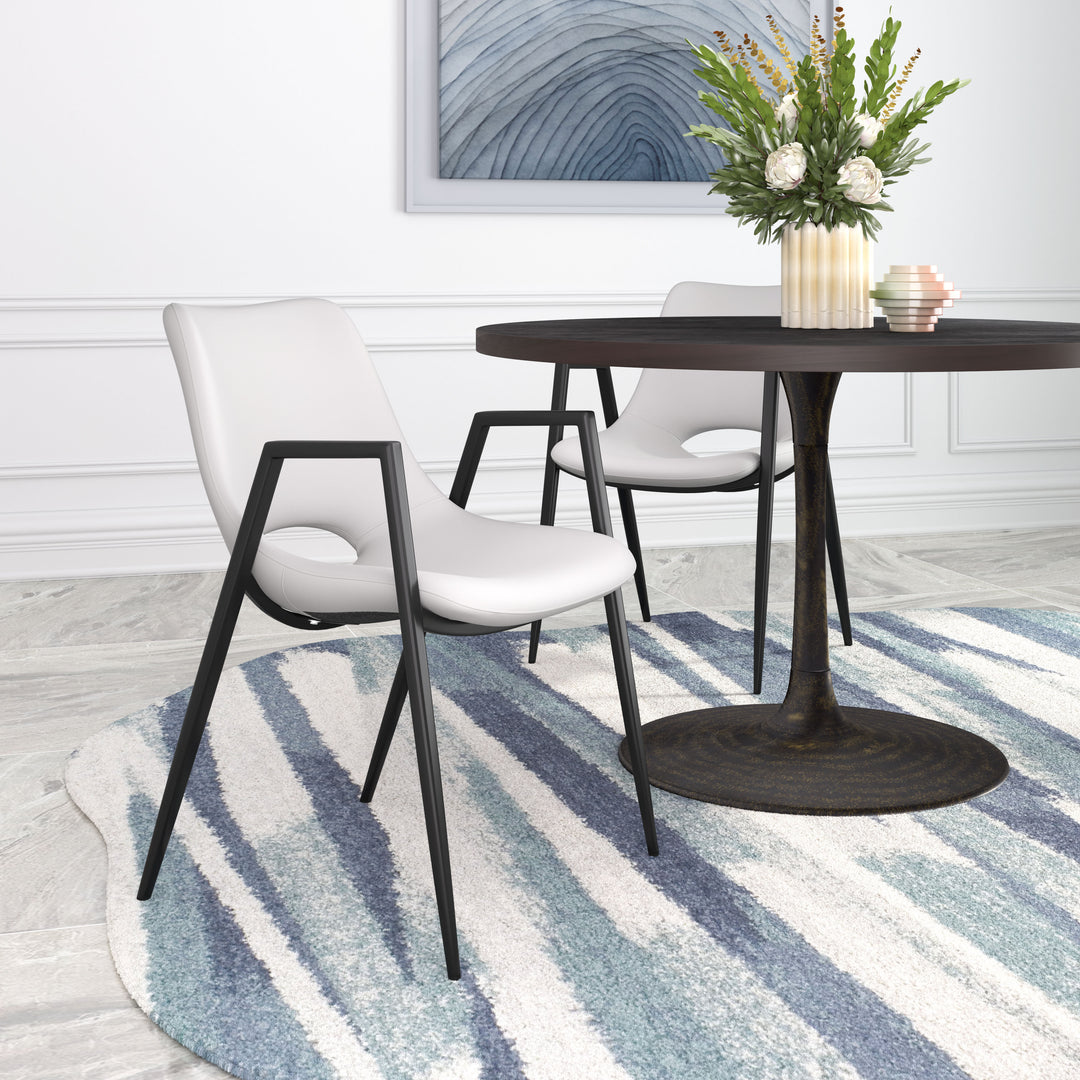 Zuo Desi Dining Chair (Set of 2) White