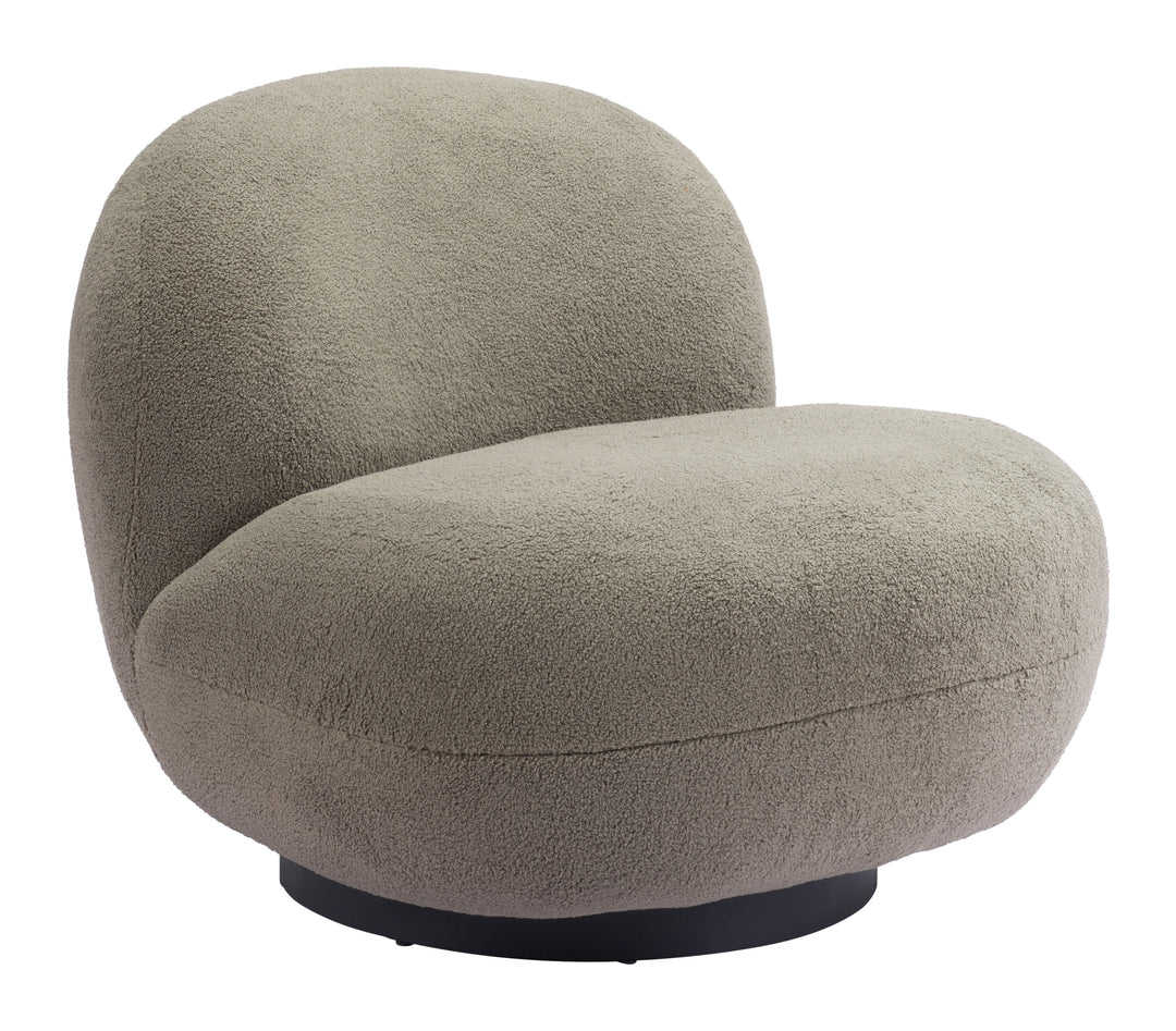 Zuo Myanmar Accent Chair Olive Green