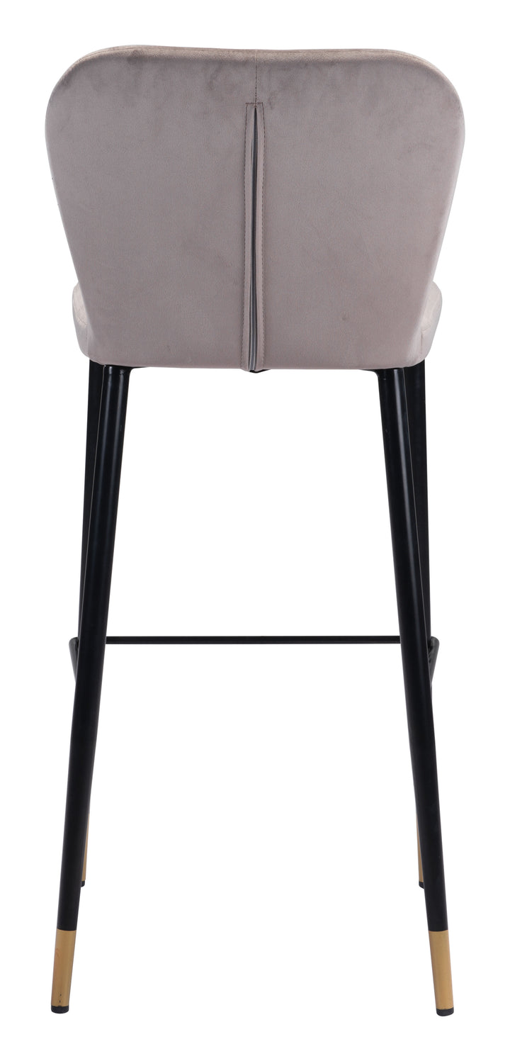 Zuo Manchester Barstool (Set of 2) Gray