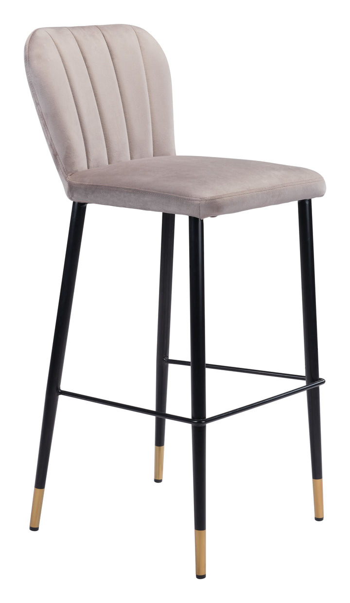 Zuo Manchester Barstool (Set of 2) Gray