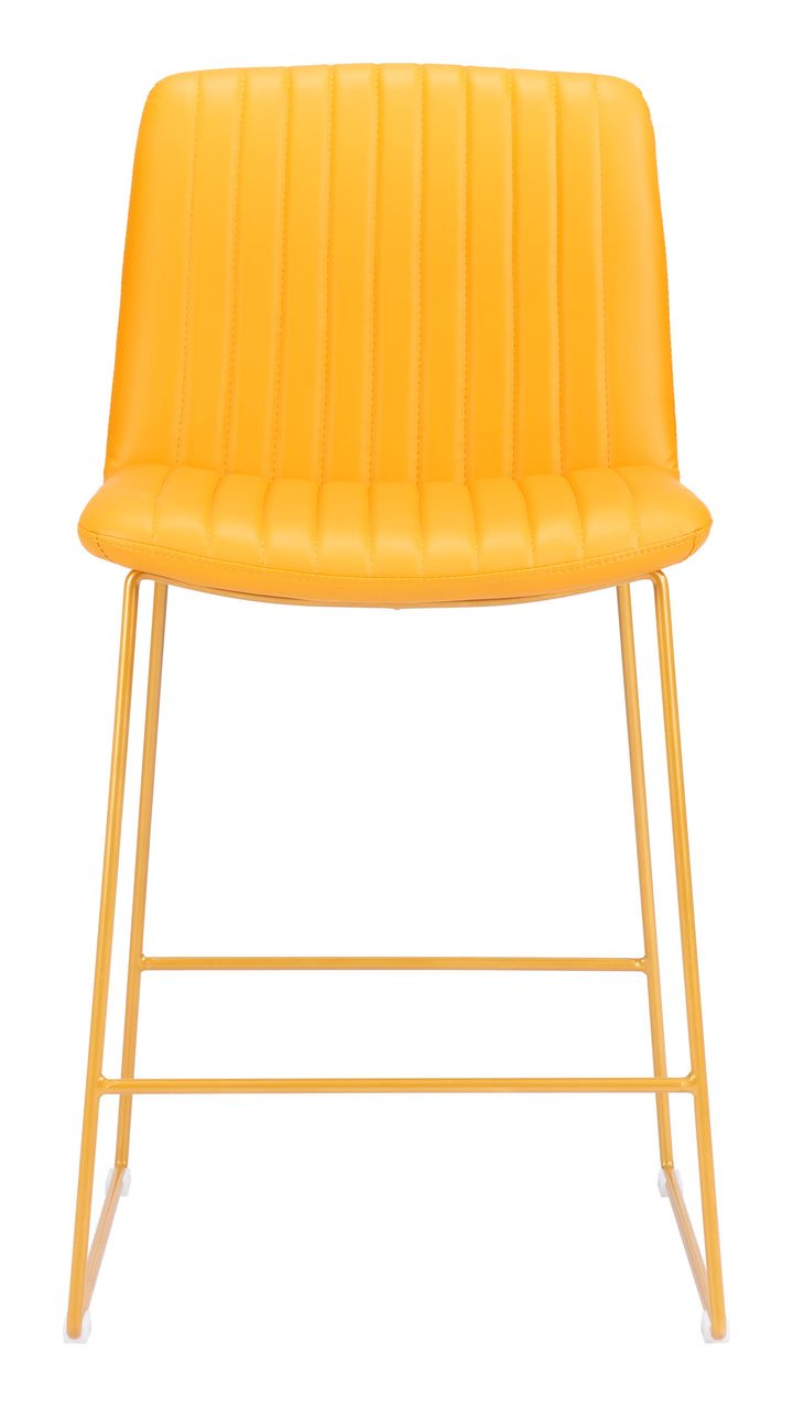 Zuo Mode Counter Stool (Set of 2) Yellow