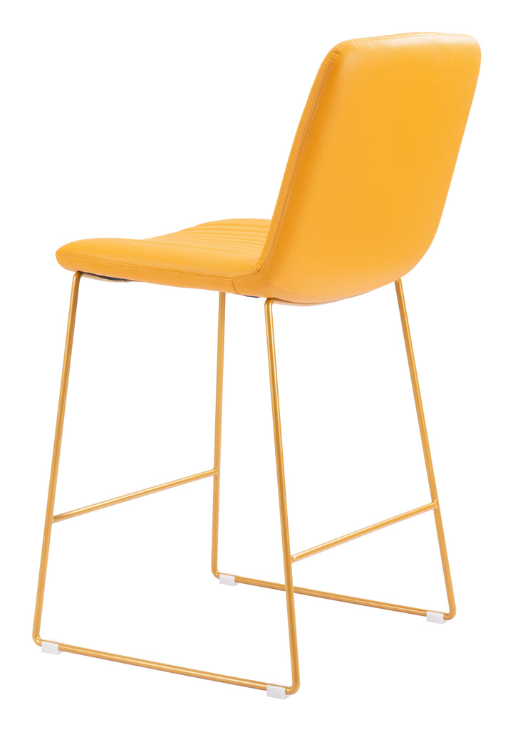 Zuo Mode Counter Stool (Set of 2) Yellow