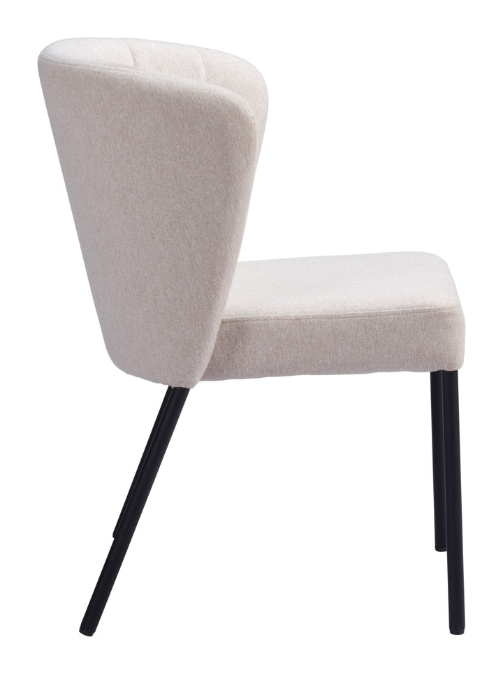 Zuo Aimee Dining Chair (Set of 2) Beige