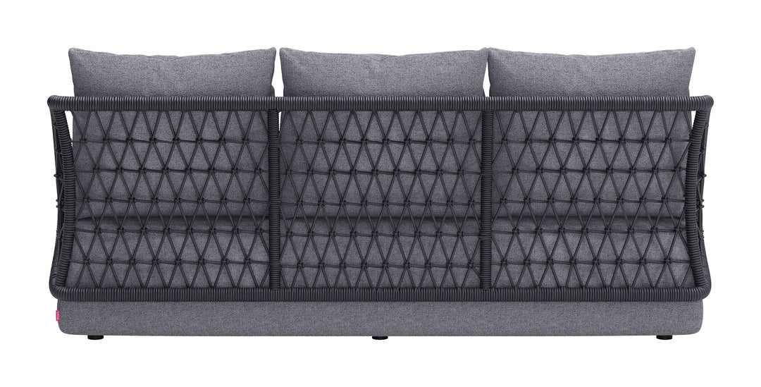 Zuo Mekan Sofa Gray
