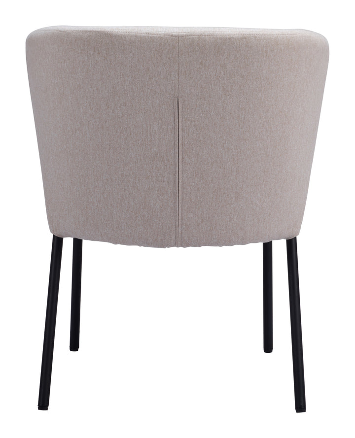 Zuo Aimee Dining Chair (Set of 2) Beige