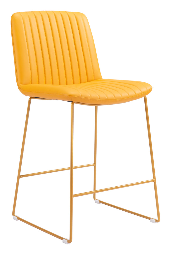 Zuo Mode Counter Stool (Set of 2) Yellow