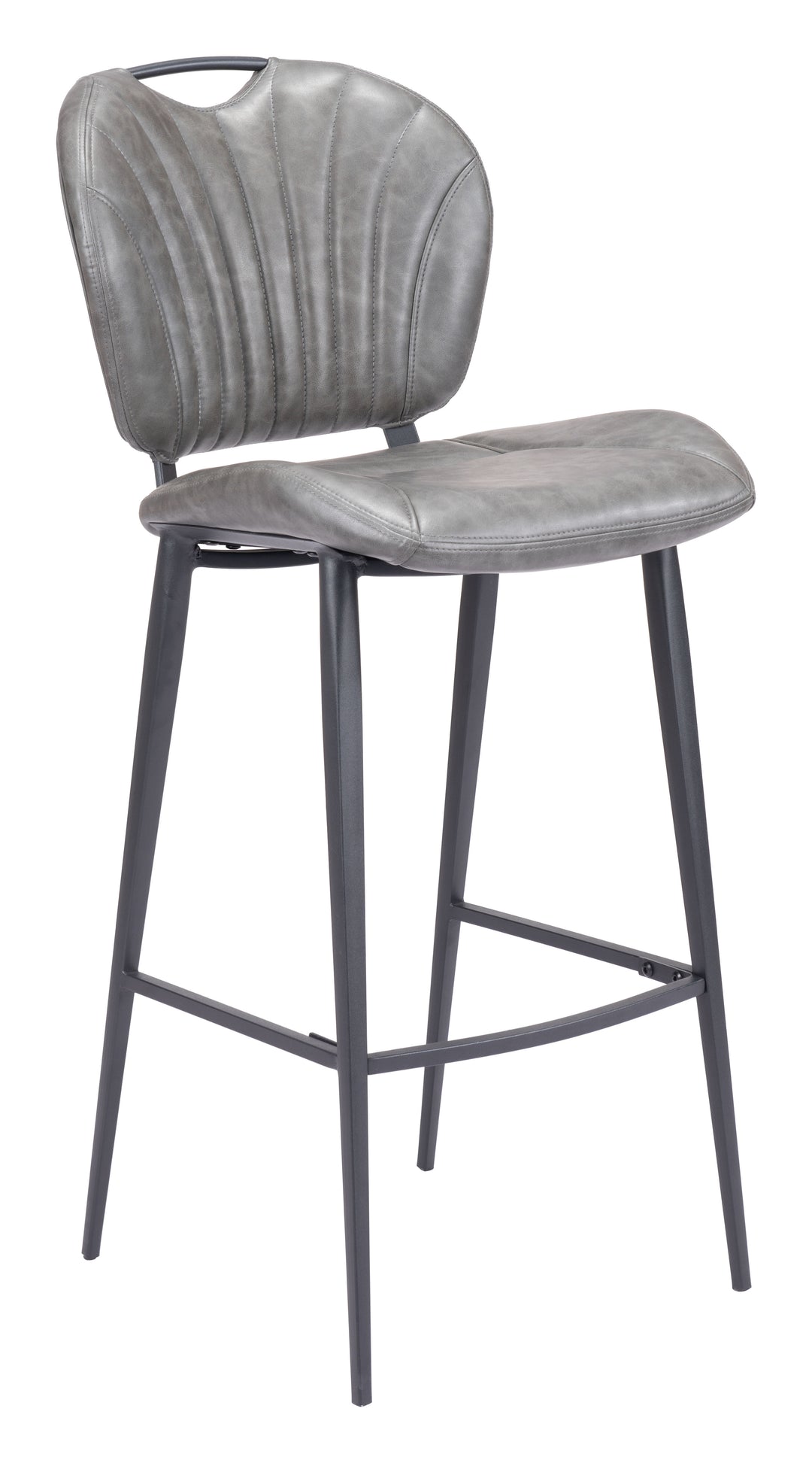 Zuo Terrence Barstool Vintage Gray