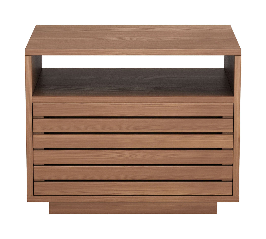 Zuo Slit Nightstand Walnut