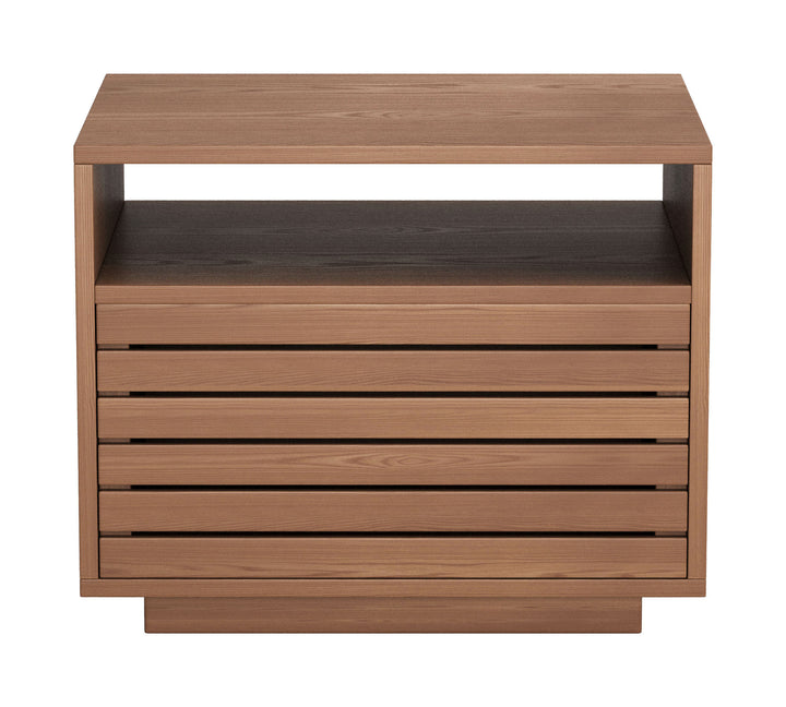Zuo Slit Nightstand Walnut