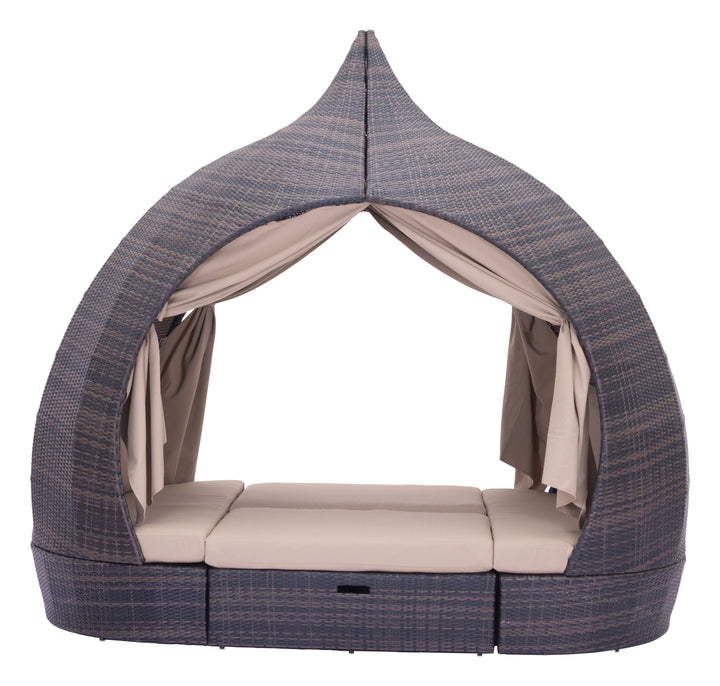 Zuo Majorca Daybed Brown & Beige